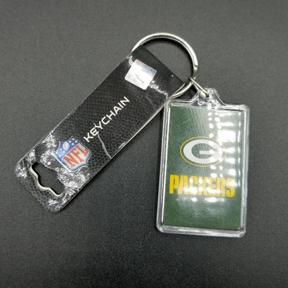Greenbay Packers Small Keychain NFL Fan Shop Fan Gear Souvenir Cheese Heads New